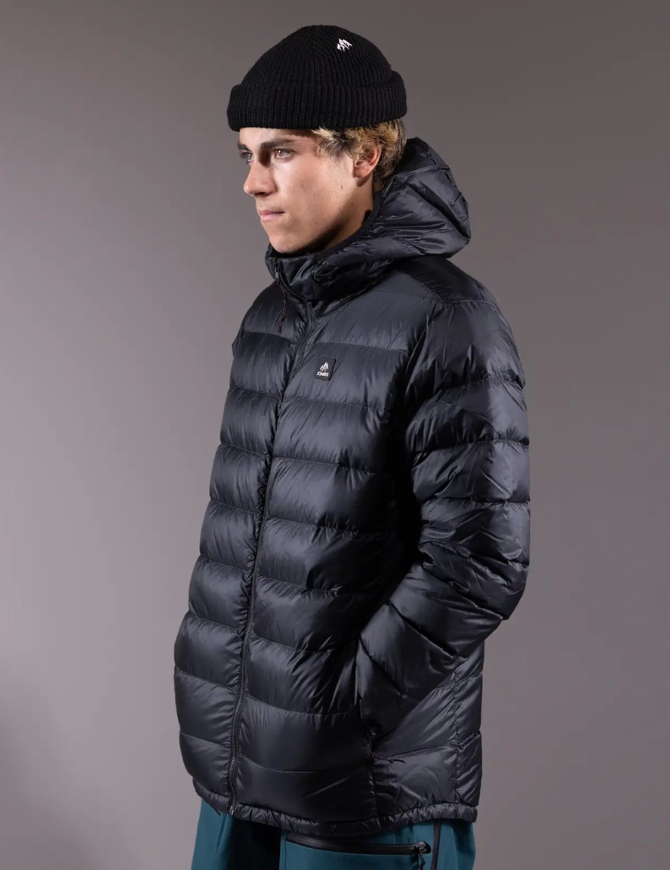 Jones Men's Re-Up Down Recycled Hoodie 2025 | Stealth Black